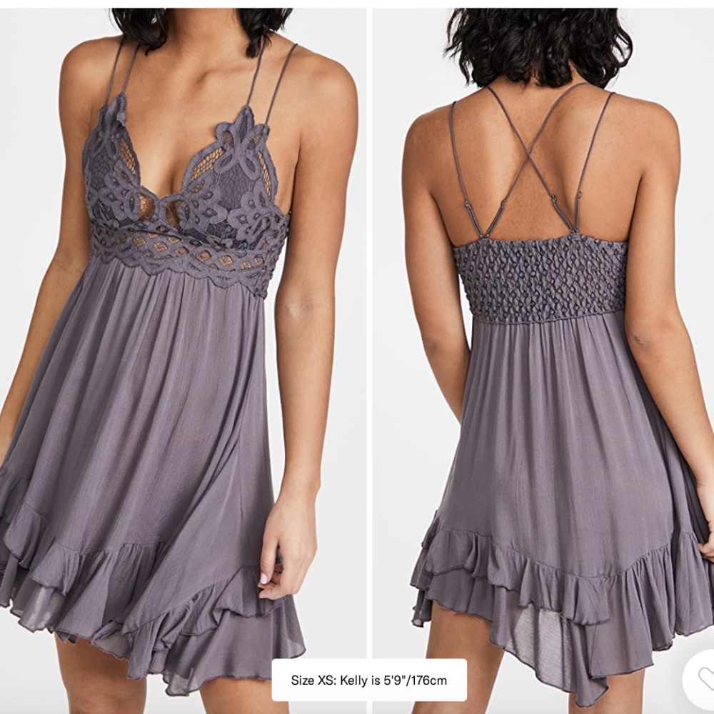 Free People Adella Slip Dress